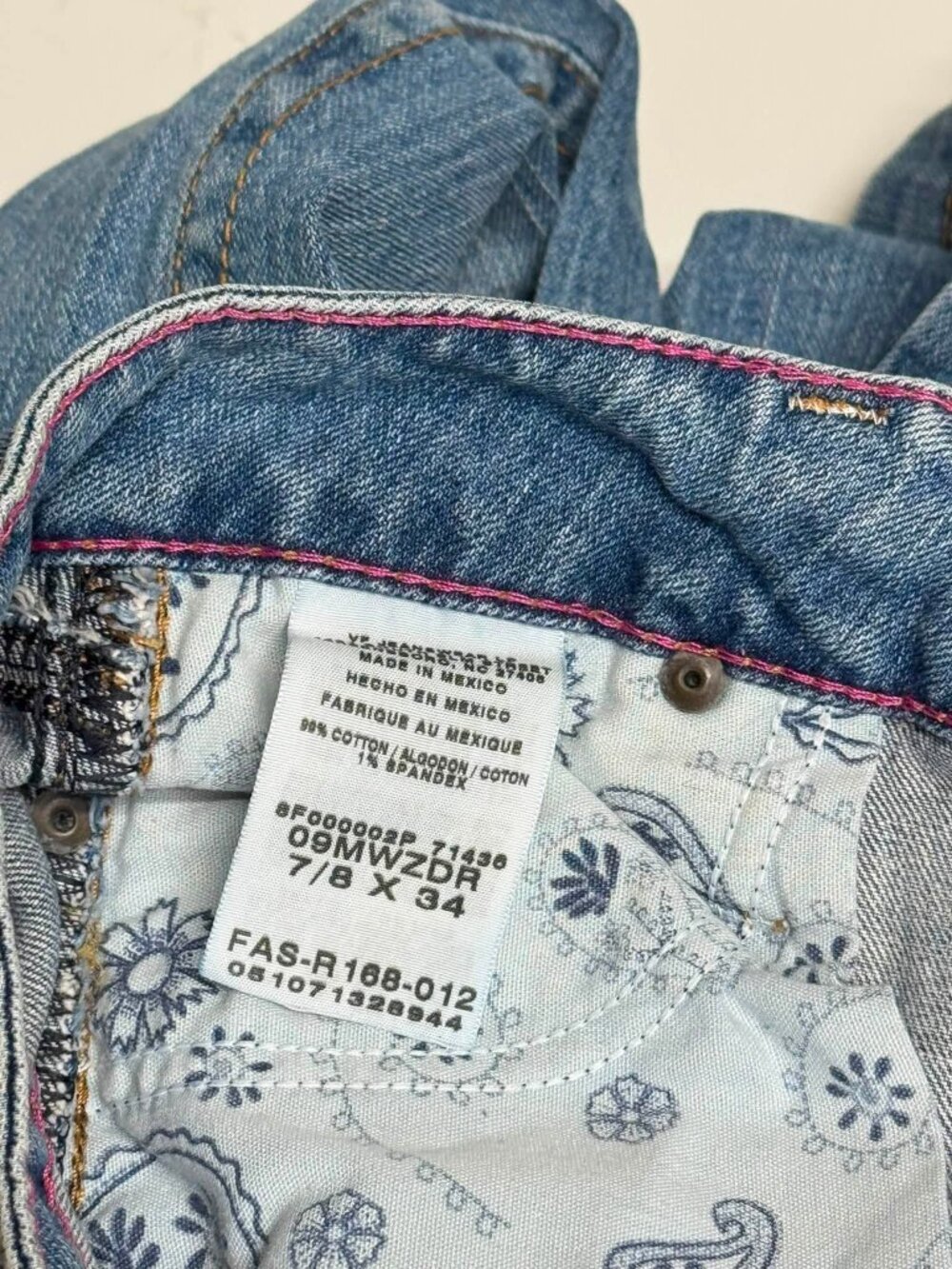 Wrangler Retro Slim Low Rise Size 7/8 - Picture 8 of 11